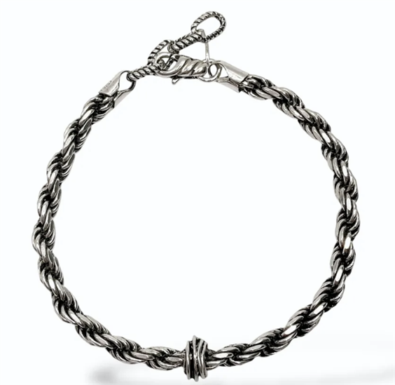 Bracciale Giacomo Burroni Uomo in Argento MBC0107 - MBC0107
